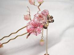 [비녀 타입] 레진 꽃 비녀