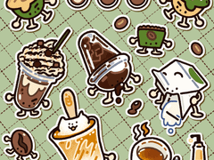 [굿노트] 달콤쌉싸름 커피 친구들 스티커☕️
