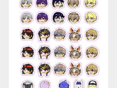 럭시엠-녹틱스 스티커 / 작가조 떡메모지