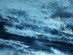 얼음 넘어 보이는 흥미