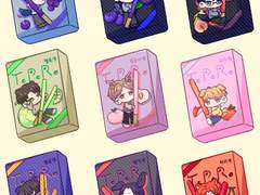 데못죽 키링/스티커 도안 배포