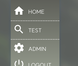 메뉴관리 연동 미니멀 메뉴