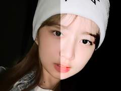 연분홍 색감 PSD