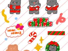 굿노트 크리스마스 스티커 (민니)