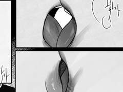 Gl 레즈커플 키스 낙서