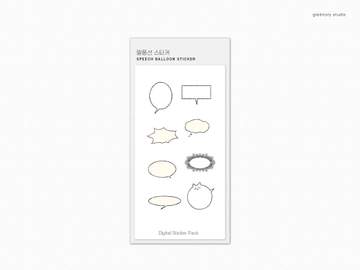 말풍선 스티커
