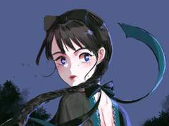 웹툰 속 한 장면을 그려봤습니다.