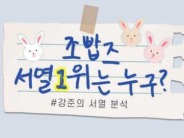 조빱즈&노조빱 - 조빱즈 서열1위는 누구?