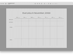 11월 데일리 루틴 리포트 pdf 양식 공유