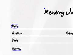 굿노트 속지 공유 | 독서노트 (리딩저널)