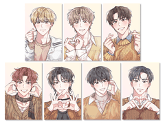 데못죽 손하트 포토카드 유료배포