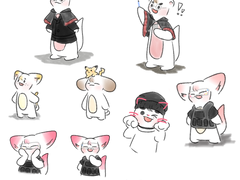 스티커 도안 공유