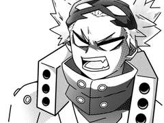 흑백낙서 - 바쿠고 카츠키