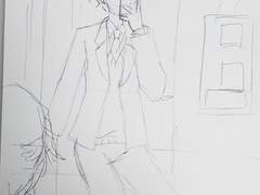 혜윰이의 첫 거울 셀카 구도