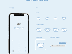 [아이폰 카카오톡 테마] Jennamoroll.ktheme