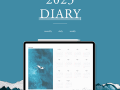 [굿노트] 2023 다이어리 속지 공유(+스티커)