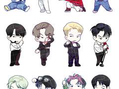 우지 스티커 도안