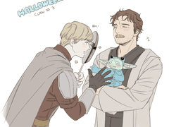 [만달로리안 등] 할로윈 낙서들