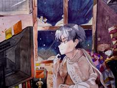 [고2 신호진] 집중하는 소년(모작)