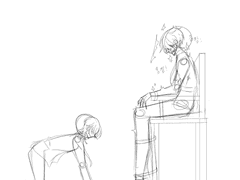 스파패 만화(러프)