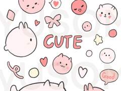 굿노트 스티커 _ 핑크동글이 (다이어리 스티커)