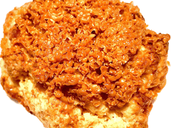 테이퍼드 커피 브라운 치즈 스콘