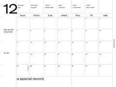 December 12월 굿노트 먼슬리 템플릿