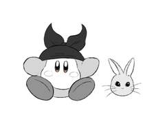 반다나 리본을 토끼같이 그리는걸 좋아해요