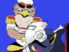 커비에게 진 게 너무나도 분해 울면서 케이크 먹는 메타와