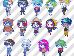 네가죽어 스티커 도안 배포