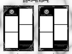 데스노트 인생네컷 프레임