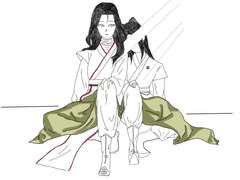 32. 유이설 어깨에 기대 잠든 화선 장면.