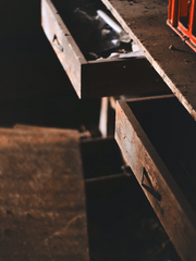 The Inside Of A Drawer