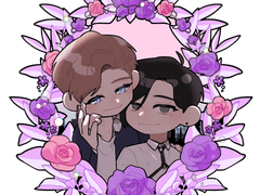 SD 고정틀 커미션18-[꽃액자] 움짤타입