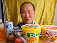 먹방 브베 - 음료수 모구모구, 밀키스, 삼각김밥 버터장조림, 쏘야볶음, 참깨라면, 까르보 불닭볶음면 먹방
