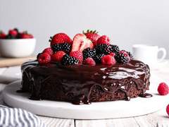 낙락베리 케이크