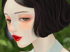 Snow White and a poisonous apple