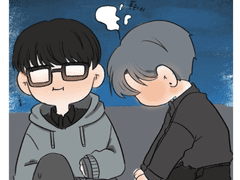 [그림] 밤하늘과 너