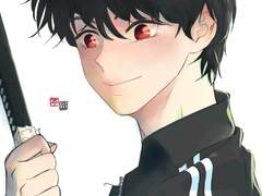 남주를 흑발로 그려보았습니다.