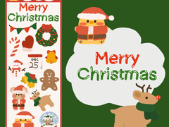 [DOHA PLANET] 징글벨! 메리크리스마스! 아이패드 다이어리 굿노트 다꾸 스티커 png 스티커