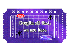 하이틴 풍 티켓형태 페어틀 배포