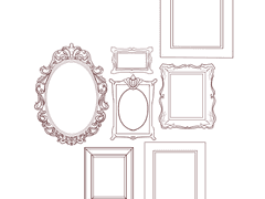 [굿노트] 액자 프레임 세트 다꾸 스티커 png