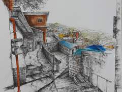 중학교때 그렸던 그림들… 레전드 그림