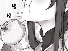 [의다살]천희가 제갈만두 먹는 만화