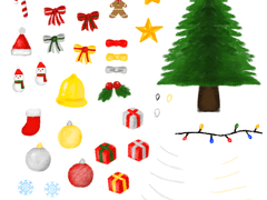 크리스마스 트리 🎄 굿노트 스티커