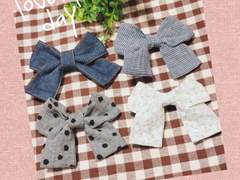 핸드메이드 리본핀 4종