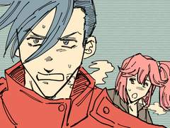 「이런, 단둘이 갇혀버렸네요 」