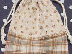 핸드메이드 코듀로이 스트링파우치