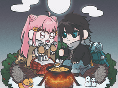 캠핑 2인 고정틀 커미션