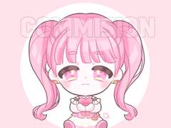 꽃비커미션 미니미타입 | SD